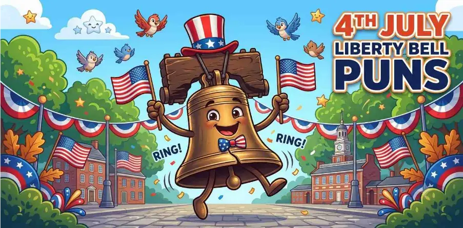 4th July Liberty Bell Puns