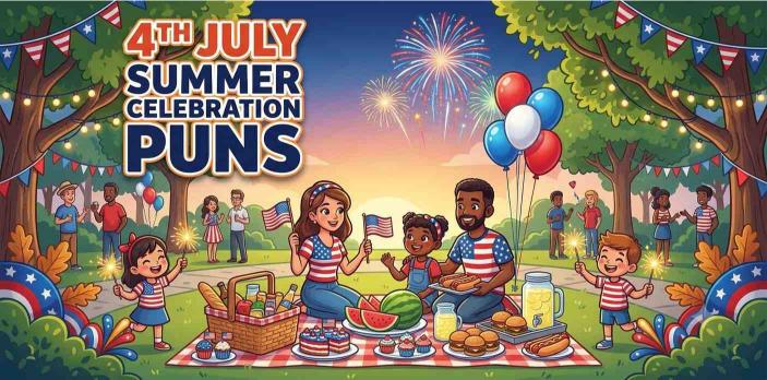 4th July Summer Celebration Puns