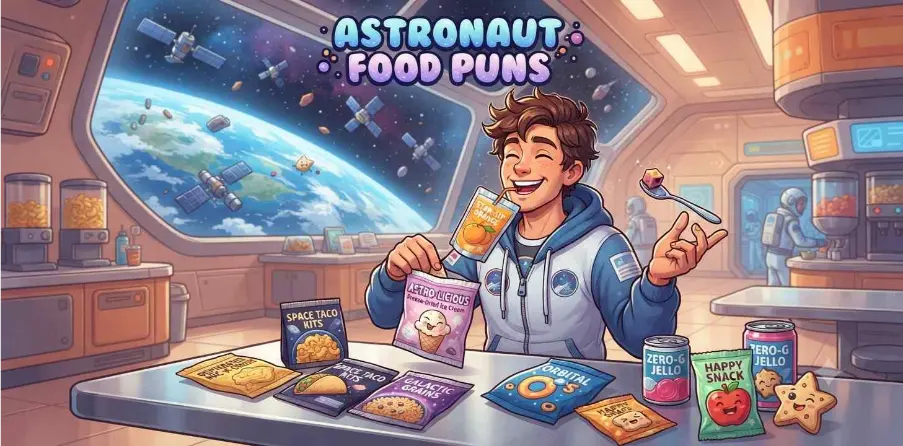 Astronaut Food Puns