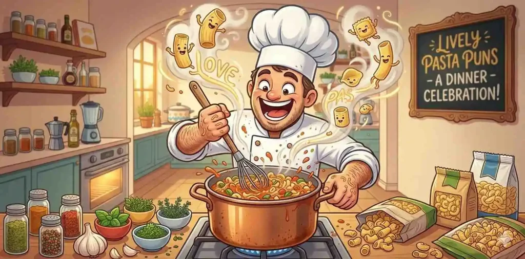 Cooking Pasta Puns