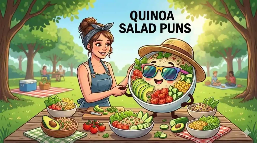 Quinoa Salad Puns