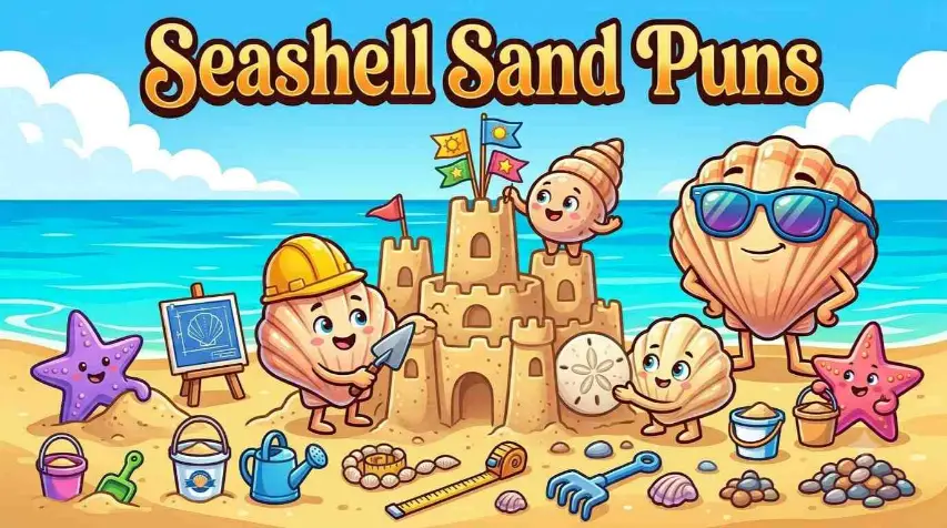 Seashell Sand Puns