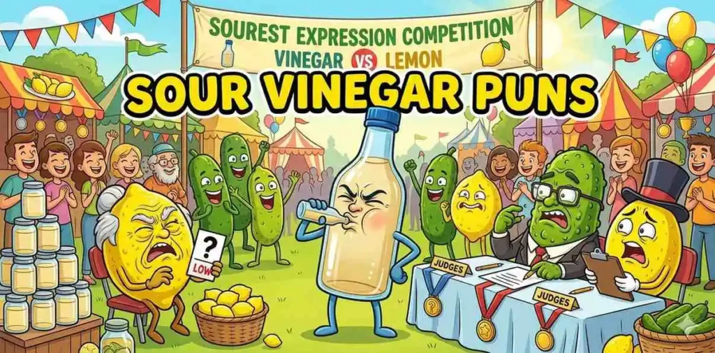 Sour Vinegar Puns