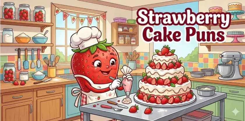 Strawberry Cake Puns