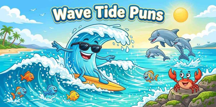 Wave Tide Puns