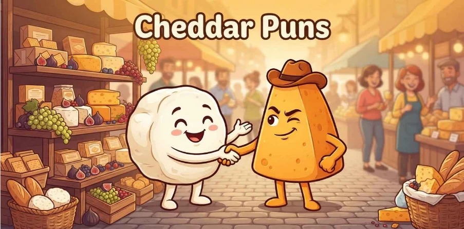 Cheddar Puns  