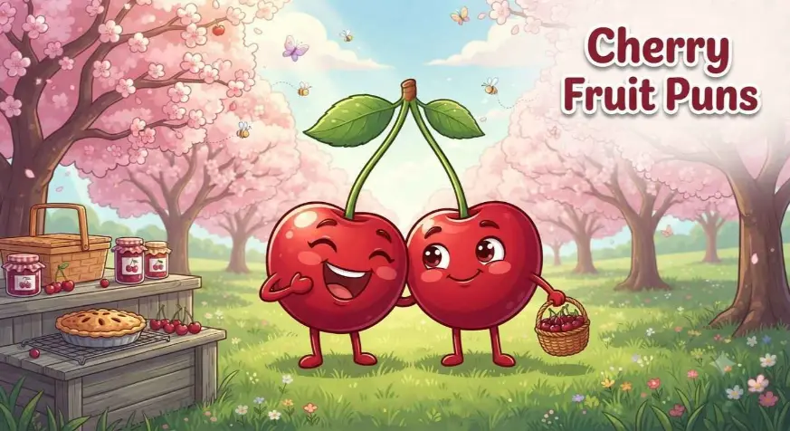 Cherry Fruit Puns