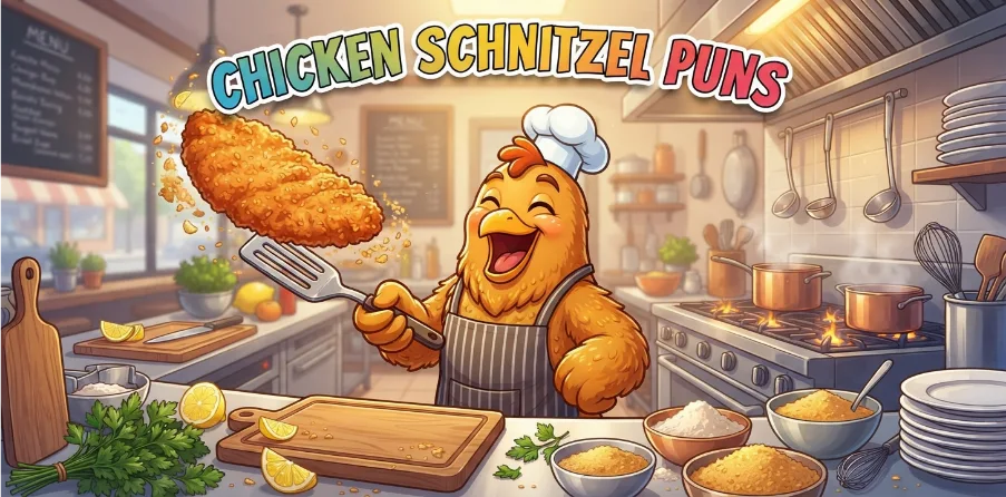 Chicken Schnitzel Puns     