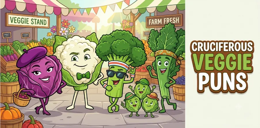 Cruciferous Veggie Puns  