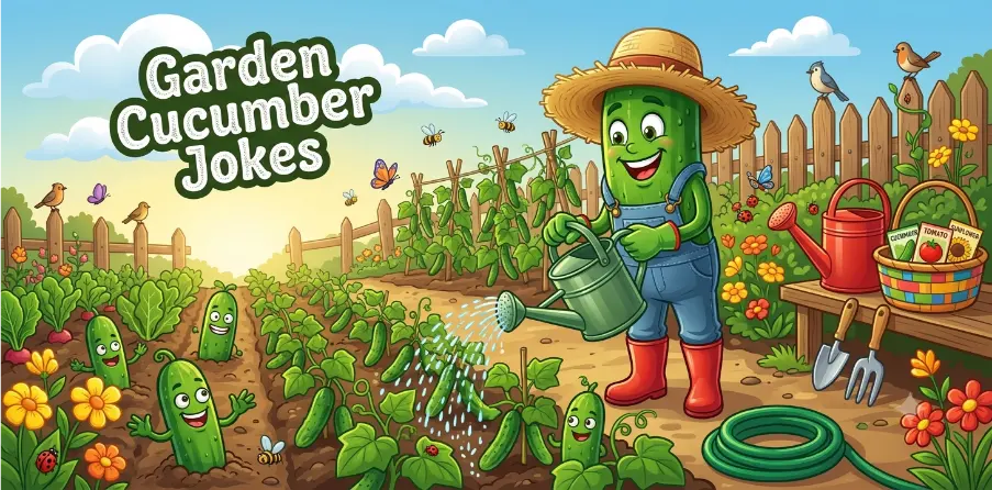 Garden Cucumber Jokes   