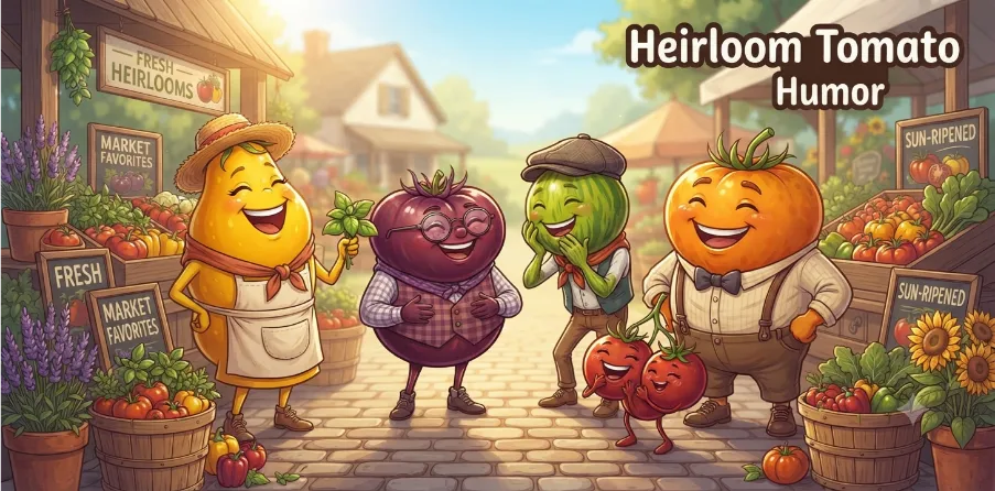 Heirloom Tomato Humor  