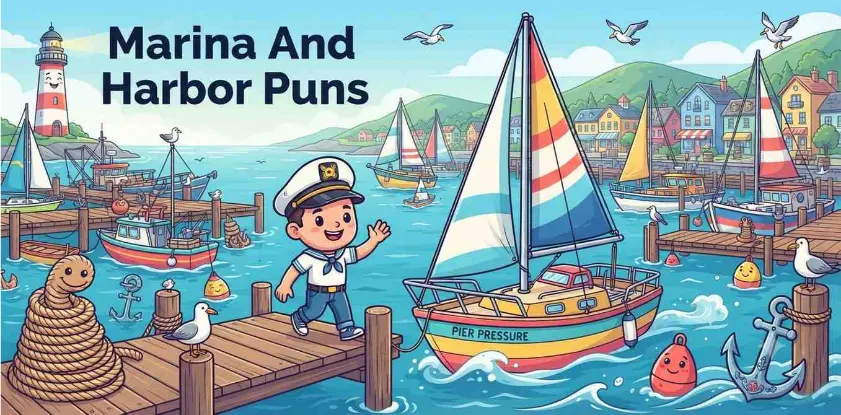Marina And Harbor Puns       