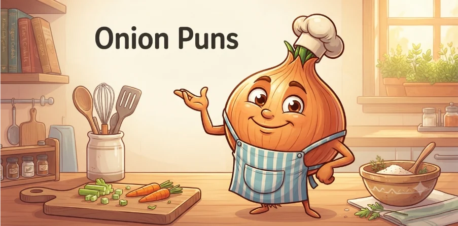 Cute onion making funny expressions