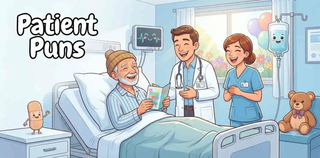 Happy hospital patient