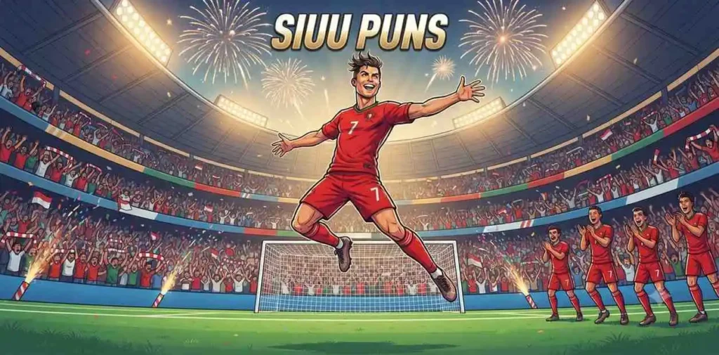 SIUU goal celebration