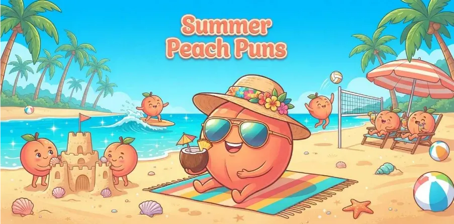 Summer Peach Puns