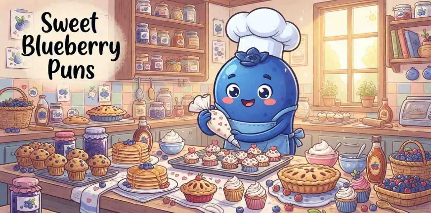 Sweet Blueberry Puns