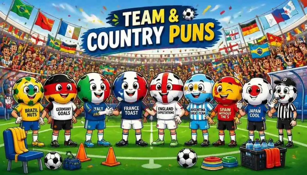 Team And Country Puns
