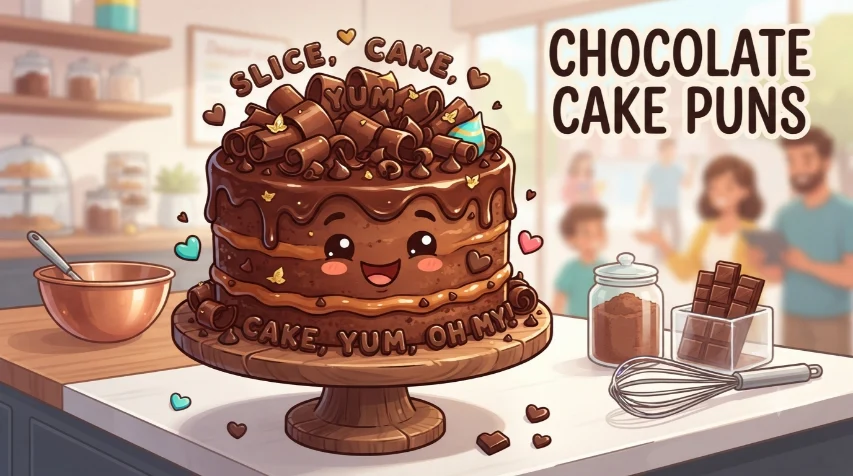 Chocolate Cake Puns