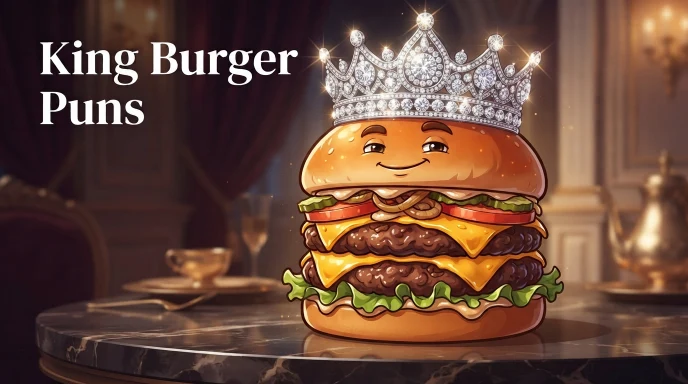 Crown Burger Puns  