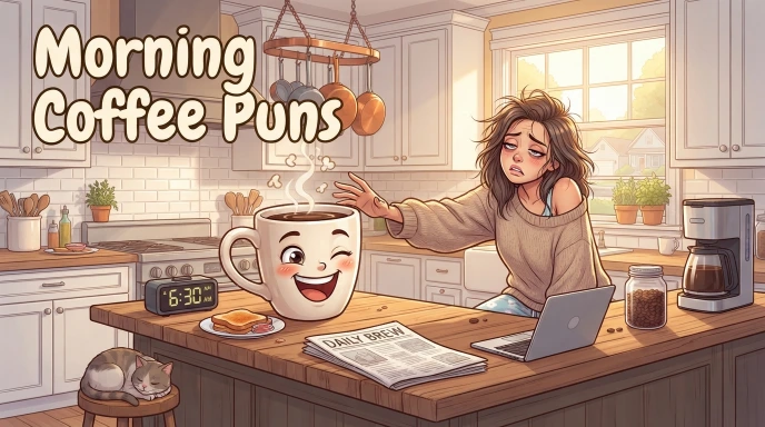 Morning Coffee Puns   