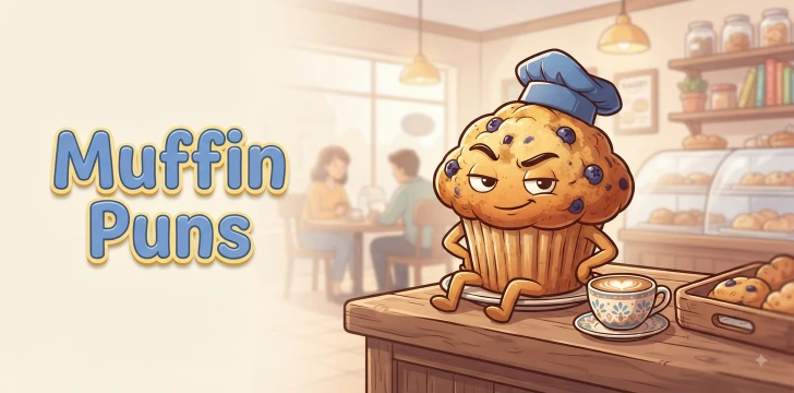 Fresh muffins with fluffy