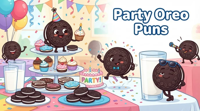 Party Oreo Puns