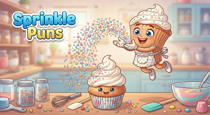 Colorful sprinkles turn every cupcake