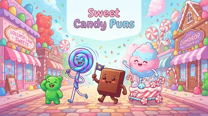 Sweet Candy Puns  