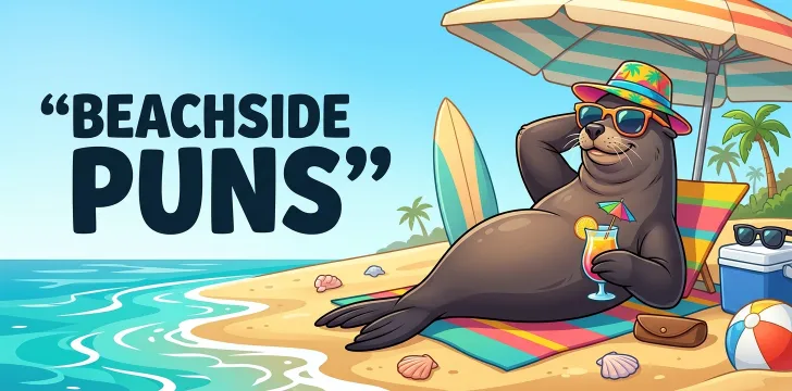 Beachside Sea Lion Puns  