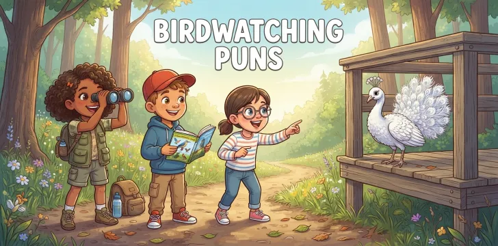 Birdwatching Puns for Kids   