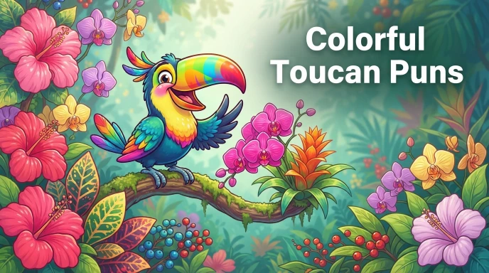 Colorful Toucan Puns     
