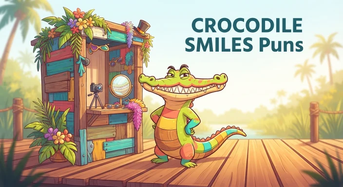 Crocodile Smile Puns    