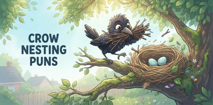 Crow Nesting Puns    