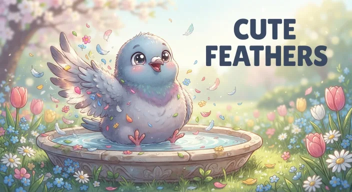 Cute Feathers Humor