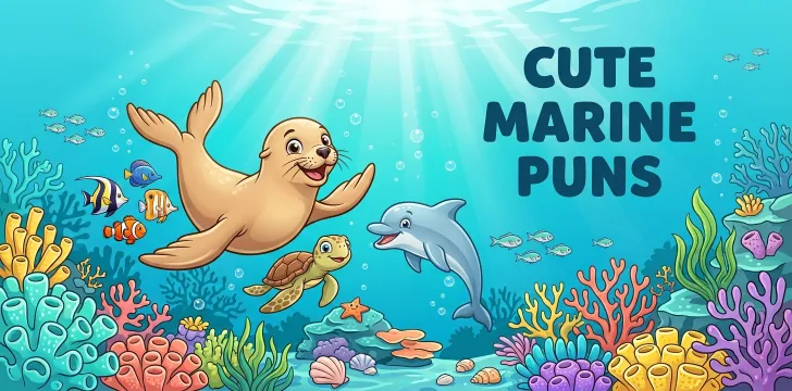 Cute Marine Animal Puns