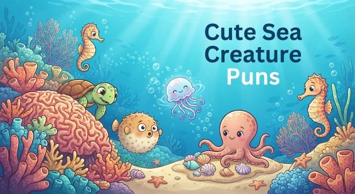 Cute Sea Creature Puns   
