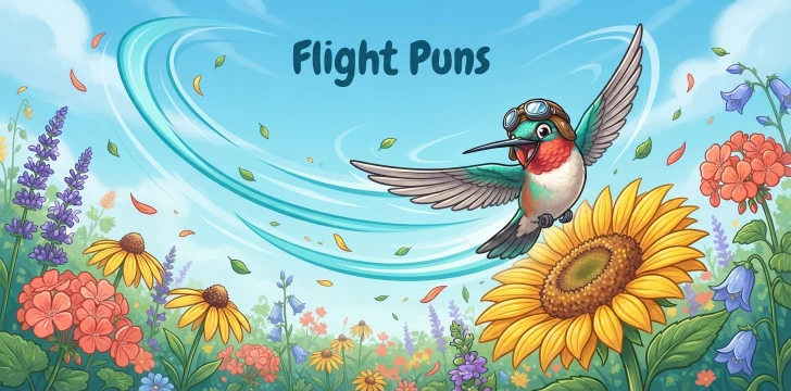 Hummingbird Flight Puns