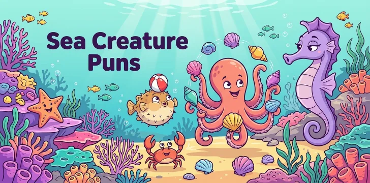 Playful Sea Creature Puns