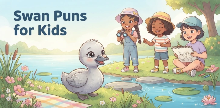 Swan Puns for Kids