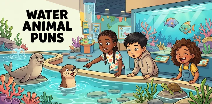 Water Animal Puns for Kids  