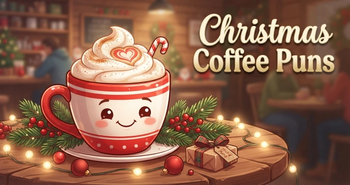 Christmas Coffee Puns