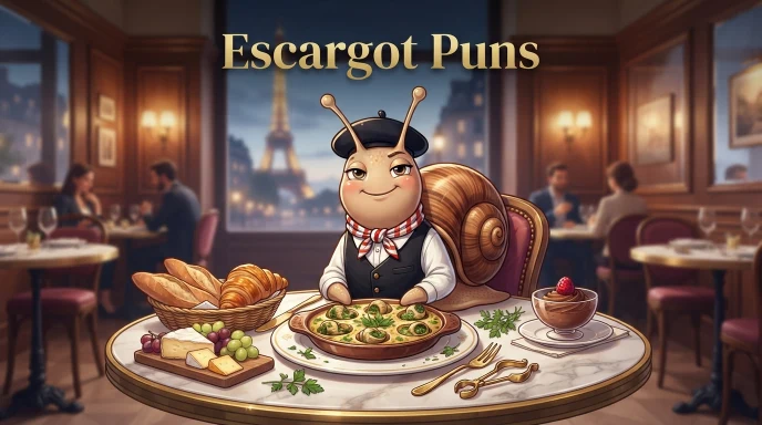 Escargot Puns