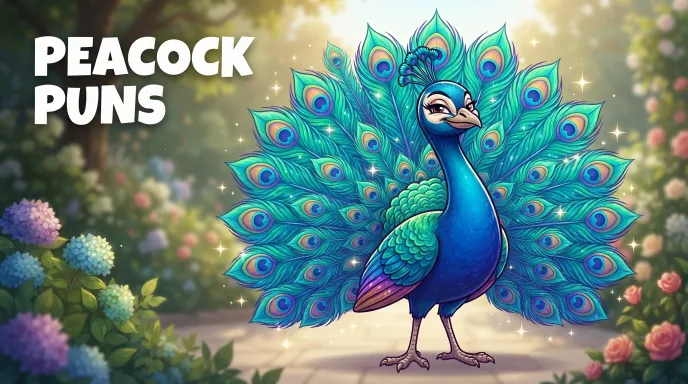 Peacock Puns